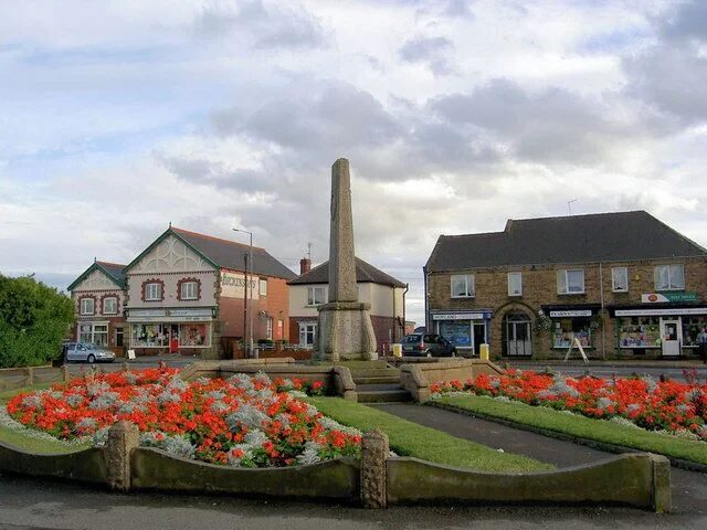 Stone terrace roofs in Hoyland looking towards Elsecar